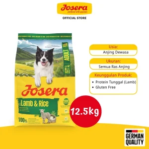 JOSERA LAMB & RICE 12.5KG
